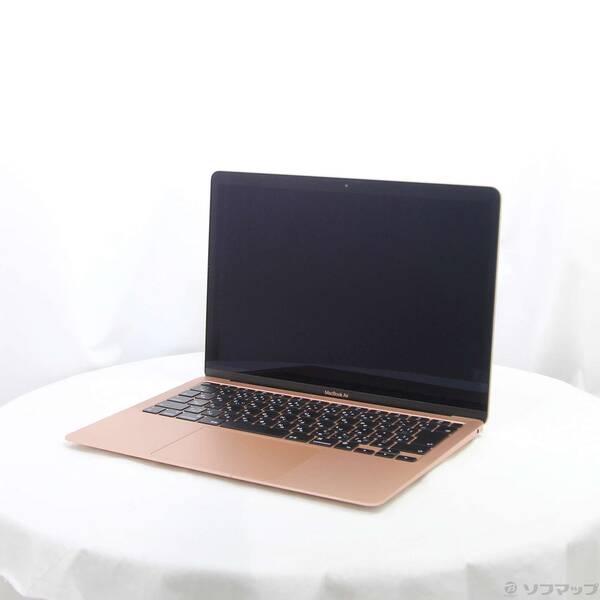 〔中古〕Apple(アップル) MacBook Air 13.3-inch Late-2020 MGND3J／A Apple M1 8コアCPU_7コアGPU 8GB SSD256GB ゴールド 〔26.3 Tahoe〕〔377-ud〕 | 
