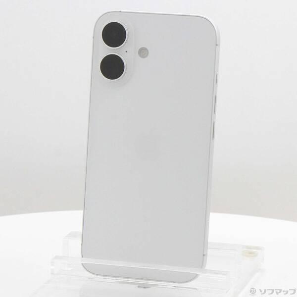 〔中古〕Apple(アップル) iPhone16 128GB ホワイト MYDR3J／A SIMフリー〔198-ud〕 | 