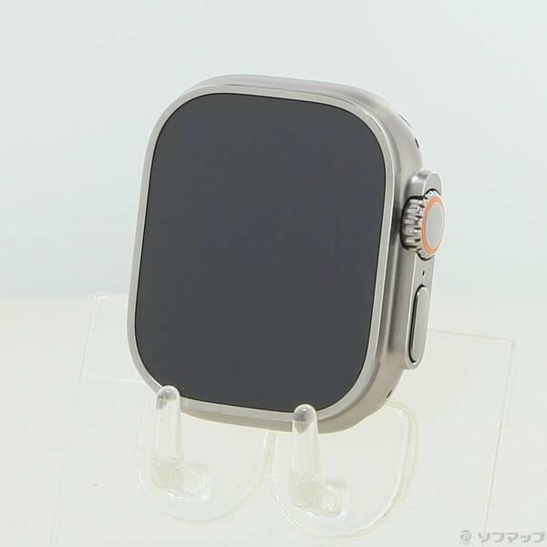 〔中古〕Apple(アップル) Apple Watch Ultra GPS + Cellular 49mm チタニウムケース バンド無し〔377-ud〕 | 