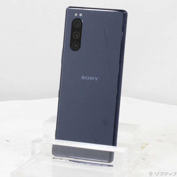 〔中古〕SONY(ソニー) Xperia 5 64GB ブルー SOV41 auロック解除SIMフリー〔196-ud〕 | 