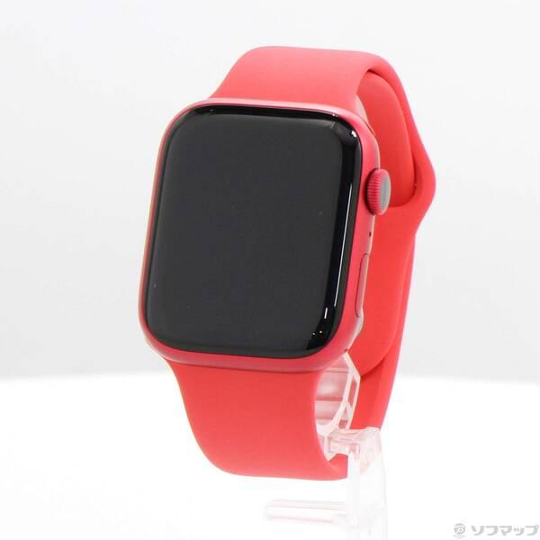 〔中古〕Apple(アップル) Apple Watch Series 8 GPS 45mm (PRODUCT)REDアルミニウムケース (PRODUCT)REDスポーツバンド〔377-ud〕 | 