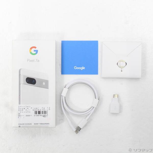 【美品】 Google Pixel 7a スノー 128GB SIMフリー箱付 中古〕GOOGLE(グーグル) Google Pixel 7a 128GB スノー GA04274-JP