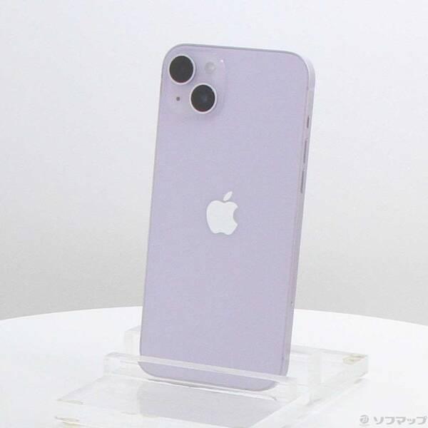 〔中古〕Apple(アップル) iPhone14 Plus 128GB パープル MQ4E3J／A SIMフリー〔344-ud〕 | 