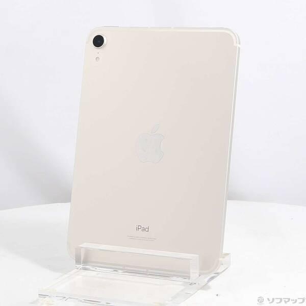 〔中古〕Apple(アップル) iPad mini 第6世代 64GB スターライト MK8C3J／A docomoロック解除SIMフリー〔198-ud〕 | 