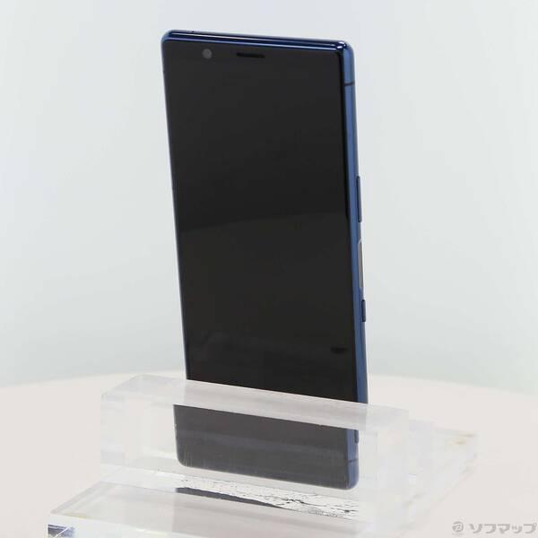 中古〕SONY(ソニー) Xperia 5 64GB ブルー SO-01M docomoロック解除SIM