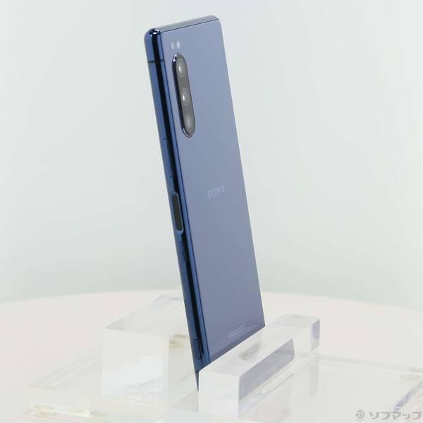中古〕SONY(ソニー) Xperia 5 64GB ブルー SO-01M docomoロック解除SIM