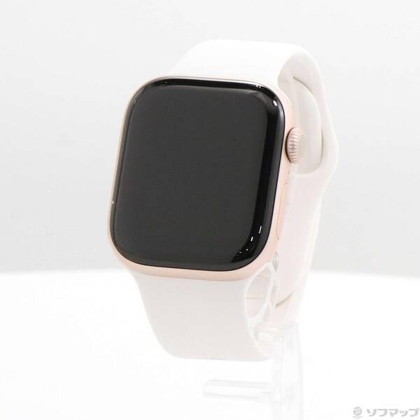 〔中古〕Apple(アップル) Apple Watch Series 11 GPS 42mm ローズゴールドアルミニウムケース ライトブラッシュスポーツバンド〔377-ud〕 | 