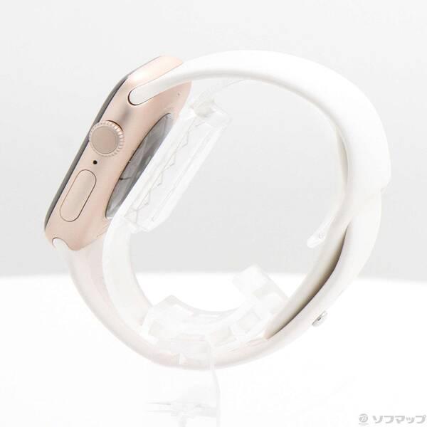 〔中古〕Apple(アップル) Apple Watch Series 11 GPS 42mm ローズゴールドアルミニウムケース ライトブラッシュスポーツバンド〔377-ud〕 |  | 01