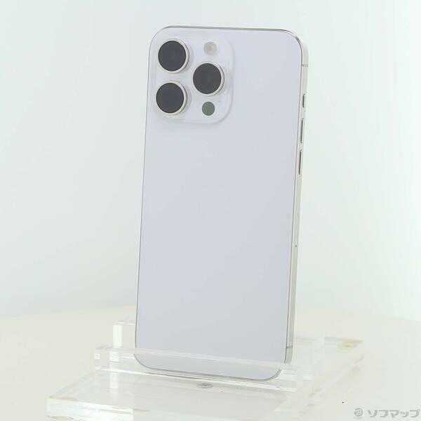 〔中古〕Apple(アップル) iPhone15 Pro Max 256GB ホワイトチタニウム MU6Q3J／A SIMフリー〔377-ud〕 | 