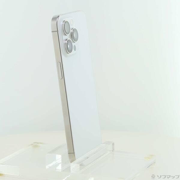 〔中古〕Apple(アップル) iPhone15 Pro Max 256GB ホワイトチタニウム MU6Q3J／A SIMフリー〔377-ud〕 |  | 03