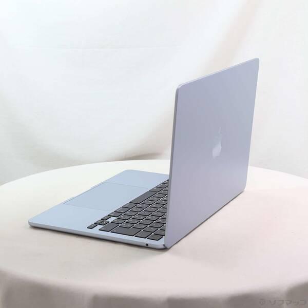 〔中古〕Apple(アップル) MacBook Air 13.6-inch Early-2025 MC6T4J／A Apple M4 10コアCPU_8コアGPU 16GB SSD256GB スカイブルー 〔26.3 Tahoe〕〔196-ud〕 |  | 01