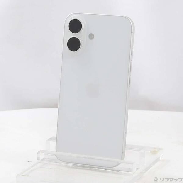 〔中古〕Apple(アップル) iPhone16 128GB ホワイト MYDR3J／A SIMフリー〔262-ud〕 | 