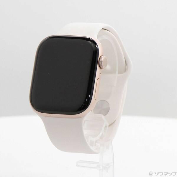 〔中古〕Apple(アップル) Apple Watch Series 11 GPS 46mm ローズゴールドアルミニウムケース ライトブラッシュスポーツバンド〔377-ud〕 | 