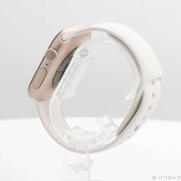 〔中古〕Apple(アップル) Apple Watch Series 11 GPS 46mm ローズゴールドアルミニウムケース ライトブラッシュスポーツバンド〔377-ud〕 |  | 01