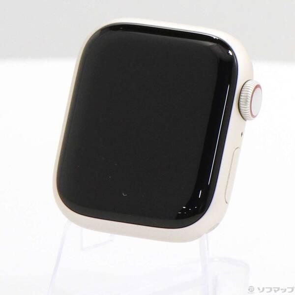 〔中古〕Apple(アップル) Apple Watch Series 9 GPS + Cellular 41mm スターライトアルミニウムケース バンド無し〔377-ud〕 | 