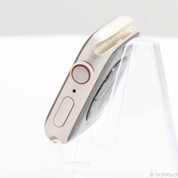 〔中古〕Apple(アップル) Apple Watch Series 9 GPS + Cellular 41mm スターライトアルミニウムケース バンド無し〔377-ud〕 |  | 01