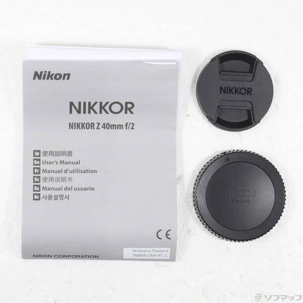 〔中古〕Nikon(ニコン) NIKKOR Z 40mm f／2〔262-ud〕 |  | 04