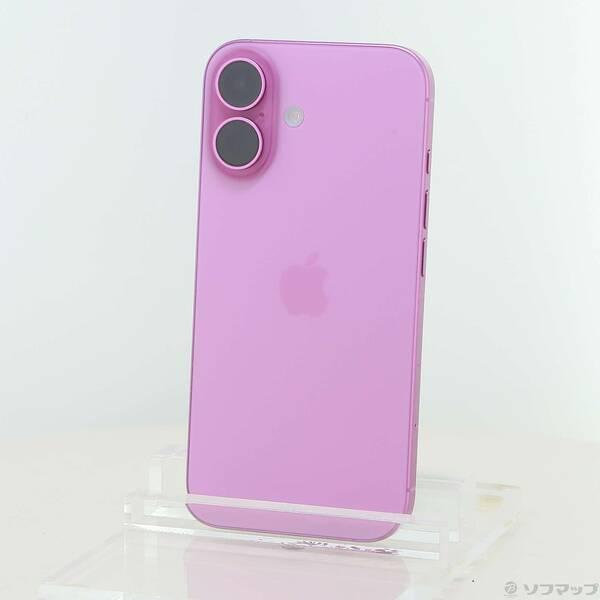 〔中古〕Apple(アップル) iPhone16 128GB ピンク MYDT3J／A SIMフリー〔198-ud〕 | 