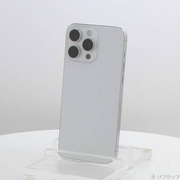 〔中古〕Apple(アップル) iPhone15 Pro Max 1TB ホワイトチタニウム MU703J／A SIMフリー〔368-ud〕 | 