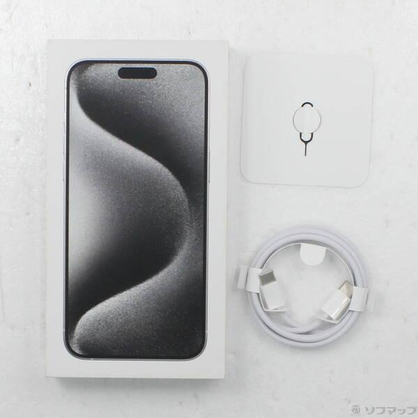 〔中古〕Apple(アップル) iPhone15 Pro Max 1TB ホワイトチタニウム MU703J／A SIMフリー〔368-ud〕 |  | 04