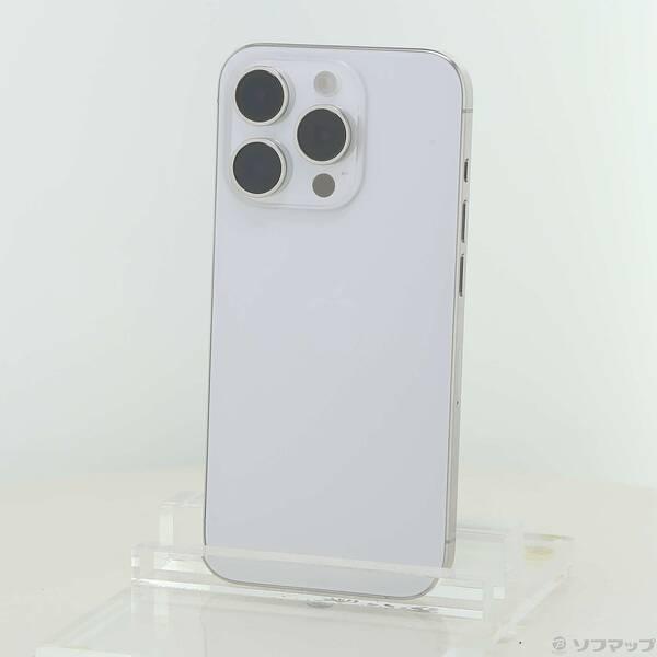 〔中古〕Apple(アップル) iPhone15 Pro 1TB ホワイトチタニウム MTUR3J／A SIMフリー〔198-ud〕 | 