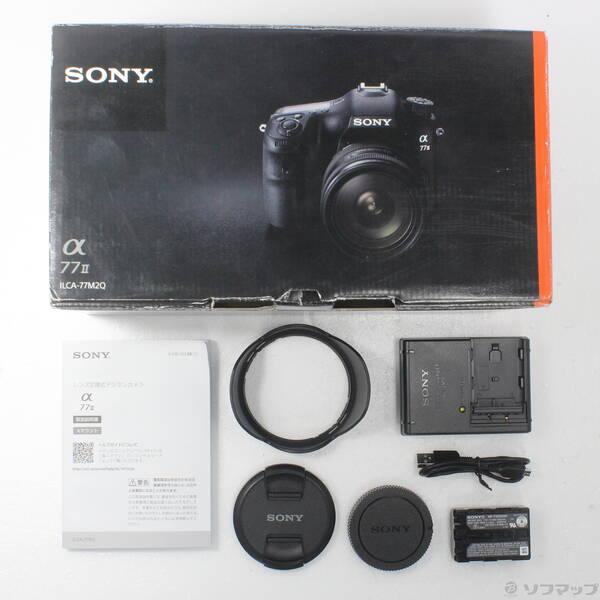 中古〕SONY(ソニー) α77II ILCA-77M2Q ズームレンズキット〔262-ud