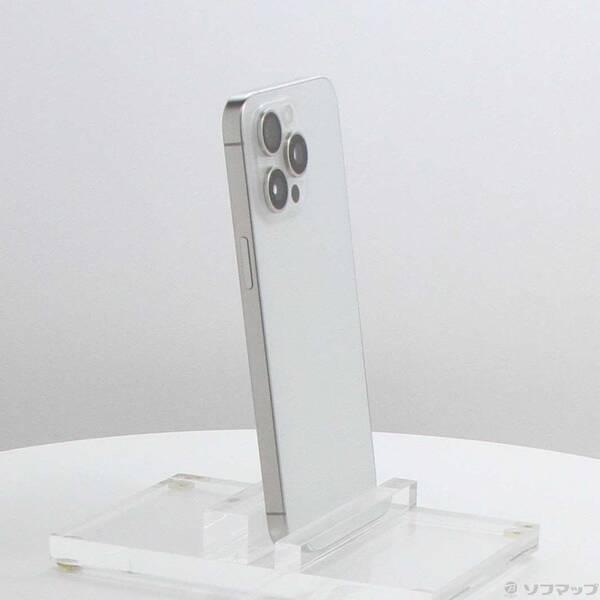 〔中古〕Apple(アップル) iPhone15 Pro Max 512GB ホワイトチタニウム MU6V3J／A SIMフリー〔368-ud〕 |  | 03
