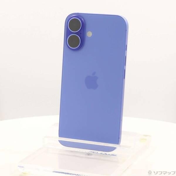 〔中古〕Apple(アップル) iPhone16 128GB ウルトラマリン MYDU3J／A SIMフリー〔371-ud〕 | 