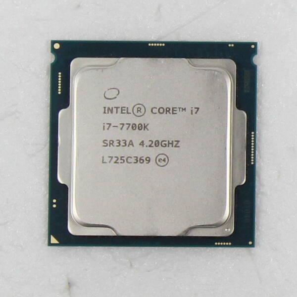 〔中古〕intel(インテル) Core i7 7700K 〔4.2GHz／LGA 1151〕〔262-ud〕 | 