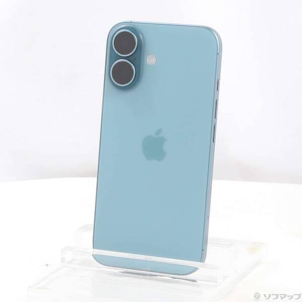〔中古〕Apple(アップル) iPhone16 128GB ティール MYDV3J／A SIMフリー〔371-ud〕 | 