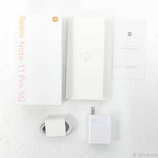 〔中古〕Xiaomi(シャオミ) Redmi Note 11 Pro 5G 128GB ポーラーホワイト 2201116SR 楽天 SIMフリー〔251-ud〕 |  | 04