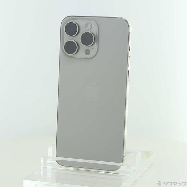 〔中古〕Apple(アップル) iPhone15 Pro Max 512GB ナチュラルチタニウム MU6W3J／A SIMフリー〔377-ud〕 | 