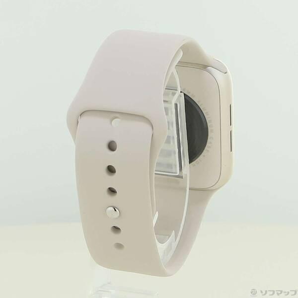 〔中古〕Apple(アップル) Apple Watch SE 第2世代 GPS 44mm スターライトアルミニウムケース スターライトスポーツバンド〔377-ud〕 |  | 02