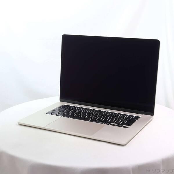 〔中古〕Apple(アップル) MacBook Air 15.3-inch Early-2025 MW1J3J／A Apple M4 10コアCPU_10コアGPU 16GB SSD256GB スターライト 〔26.3 Tahoe〕〔297-ud〕 | 