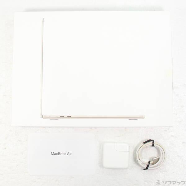 〔中古〕Apple(アップル) MacBook Air 13.6-inch Late-2024 MC7W4J／A Apple M2 8コアCPU_8コアGPU 16GB SSD256GB スターライト 〔26.3 Tahoe〕〔258-ud〕 |  | 04