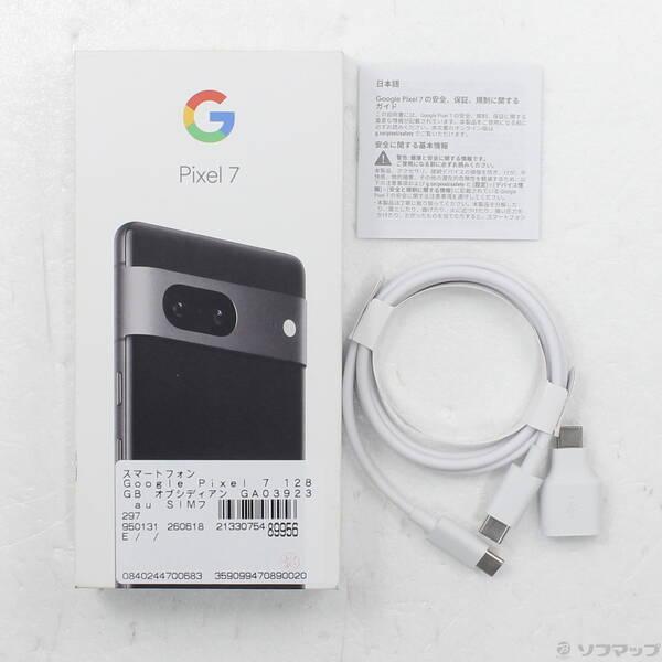〔中古〕GOOGLE(グーグル) Google Pixel 7 128GB オブシディアン GA03923 au SIMフリー〔349-ud〕 |  | 04