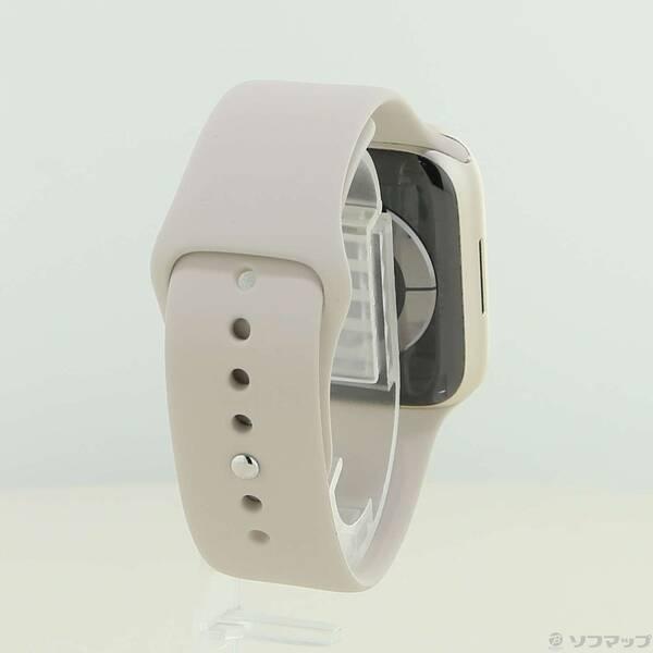 〔中古〕Apple(アップル) Apple Watch Series 9 GPS + Cellular 45mm スターライトアルミニウムケース スターライトスポーツバンド〔377-ud〕 |  | 02