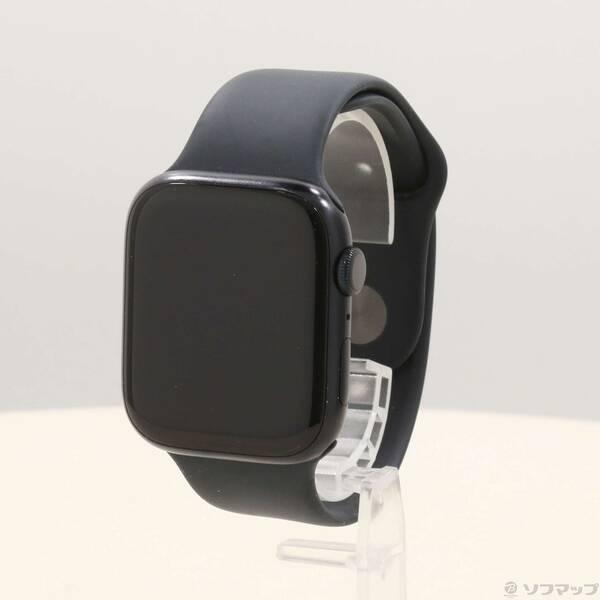 〔中古〕Apple(アップル) Apple Watch Series 9 GPS 45mm ミッドナイトアルミニウムケース ミッドナイトスポーツバンド〔377-ud〕 | 