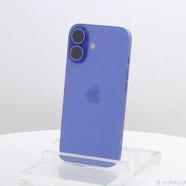 〔中古〕Apple(アップル) iPhone16 256GB ウルトラマリン FYE03J／A SIMフリー〔262-ud〕 | 
