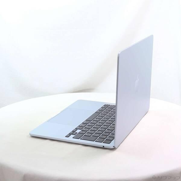 〔中古〕〔展示品〕 MacBook Air 13.6-inch Early-2025 MC6T4J／A Apple M4 10コアCPU_8コアGPU 16GB SSD256GB スカイブルー 〔26.3 Tahoe〕〔258-ud〕 |  | 01