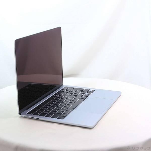 〔中古〕〔展示品〕 MacBook Air 13.6-inch Early-2025 MC6T4J／A Apple M4 10コアCPU_8コアGPU 16GB SSD256GB スカイブルー 〔26.3 Tahoe〕〔258-ud〕 |  | 03