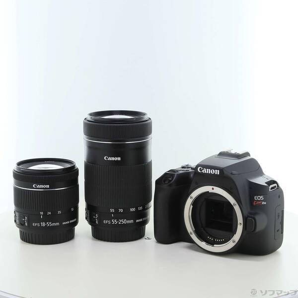 〔中古〕Canon(キヤノン) EOS Kiss X10 ダブルズームキット ブラック〔258-ud〕 | 