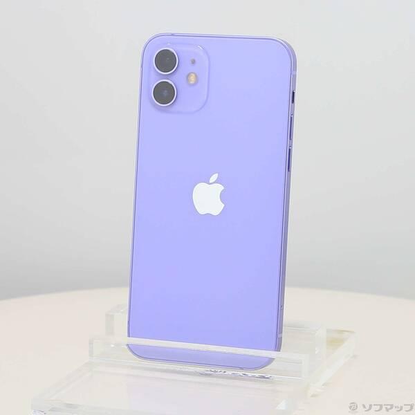 〔中古〕Apple(アップル) iPhone12 64GB パープル MJNH3J／A SIMフリー〔377-ud〕 | 