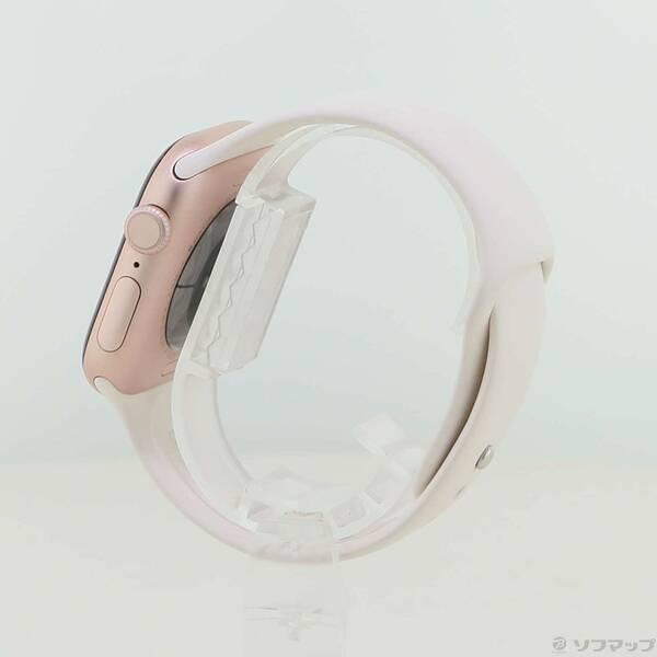 〔中古〕Apple(アップル) Apple Watch Series 10 GPS 42mm ローズゴールドアルミニウムケース ライトブラッシュスポーツバンド〔377-ud〕 |  | 01