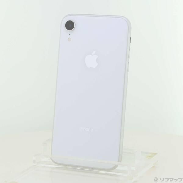 〔中古〕Apple(アップル) iPhoneXR 64GB ホワイト MT032J／A SIMフリー〔352-ud〕 | 