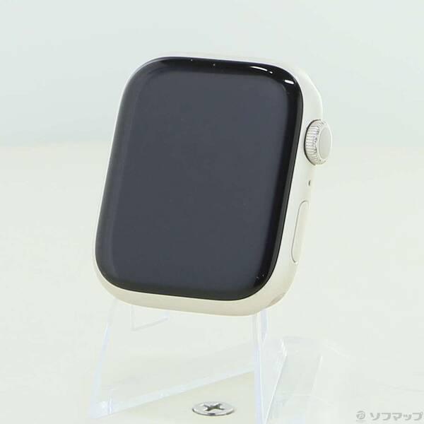 〔中古〕Apple(アップル) Apple Watch Series 9 GPS 45mm スターライトアルミニウムケース バンド無し〔377-ud〕 | 