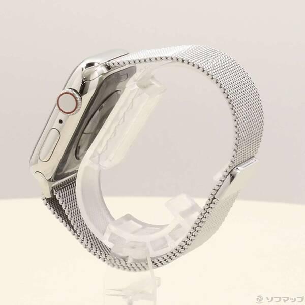 〔中古〕Apple(アップル) Apple Watch Series 8 GPS + Cellular 41mm シルバーステンレススチールケース シルバーミラネーゼループ〔269-ud〕 |  | 01
