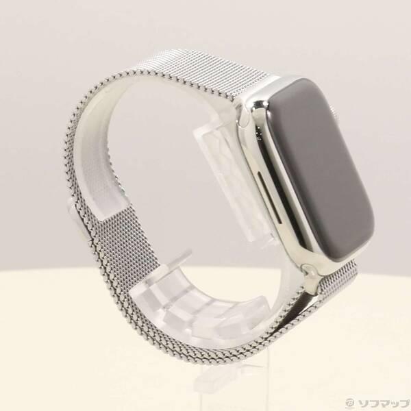 〔中古〕Apple(アップル) Apple Watch Series 8 GPS + Cellular 41mm シルバーステンレススチールケース シルバーミラネーゼループ〔269-ud〕 |  | 03