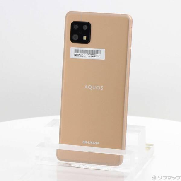〔中古〕SHARP(シャープ) AQUOS sense6s ジャパネット版 64GB ライトカッパー SHWJD1 Y!mobile SIMフリー〔349-ud〕 | 