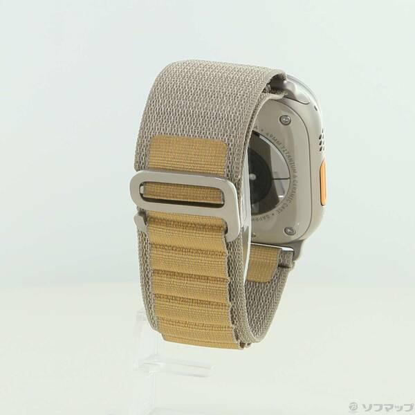 〔中古〕Apple(アップル) Apple Watch Ultra 2 GPS + Cellular 49mm ナチュラルチタニウムケース タンアルパインループ〔377-ud〕 |  | 02